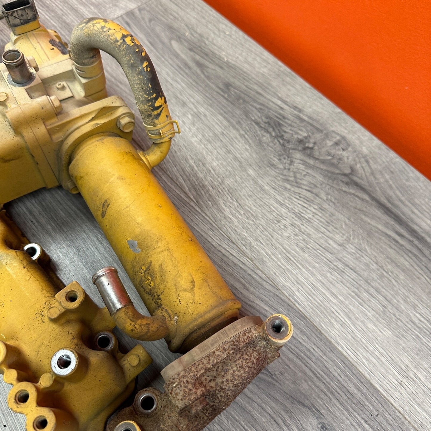 2014 CAT Caterpillar 242D Skid Steer Intake Manifold & EGR Cooler C3.3B Kubota