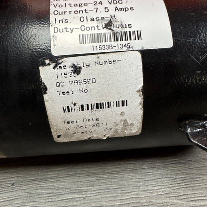 Tennant Brush Drive Motor 1042232 1017216 275-7482 11533 - TESTED