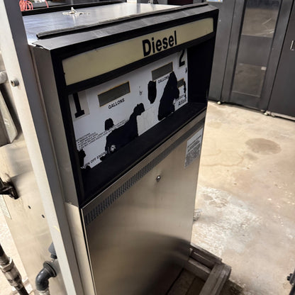 Gasboy Atlas 9853K 9800 Series Dual Fuel Pump - Diesel Dispenser Stainless Steel