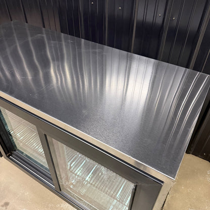 Perlick SDPS60 60" Black Pass-Thru Sliding Door Back Bar Refrigerator3