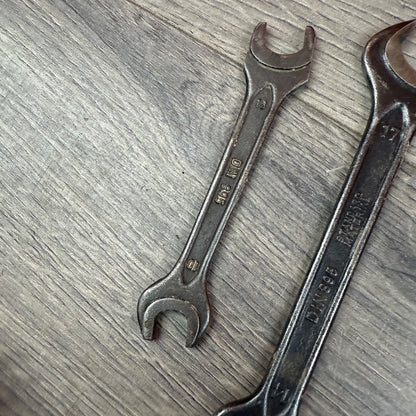 Vintage Dowidat Wrench Set - Machinist - Din 984 - 36, 32, 30, 22, 19, 17, 14