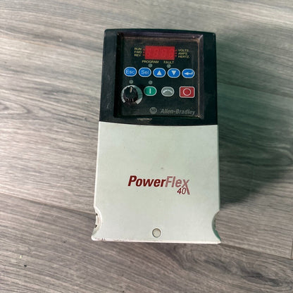 Allen Bradley PowerFlex 40 3 Phase 480v - AC Drive - 22B-D2P3N104 1 HP