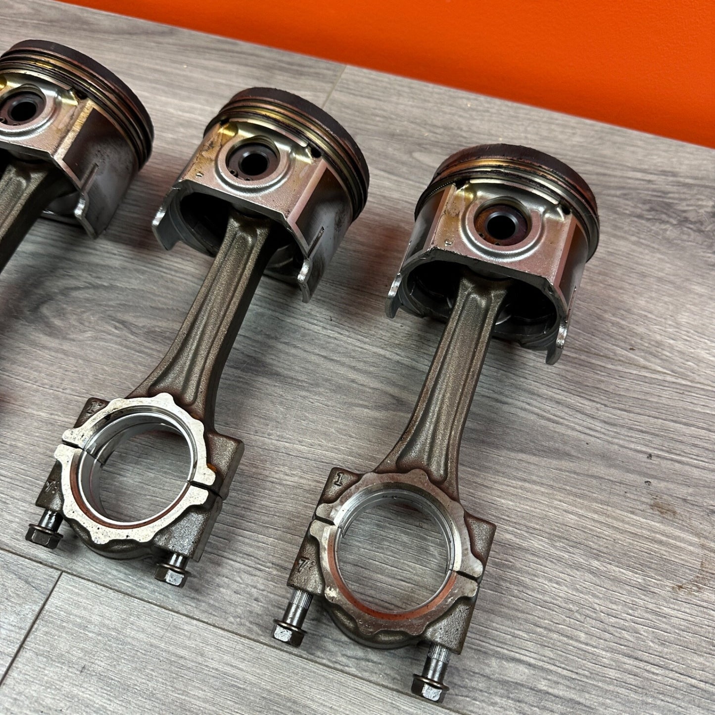 2014 CAT Caterpillar 242D Skid Steer Piston & Connecting Rod Set C3.3B Kubota