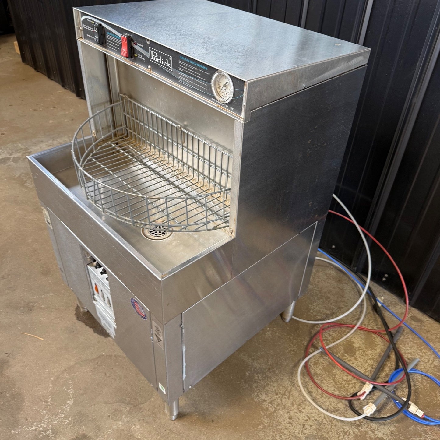 Perlick PKBR24 24" Rotary Undercounter Glasswasher Dish Washer - Batch Type