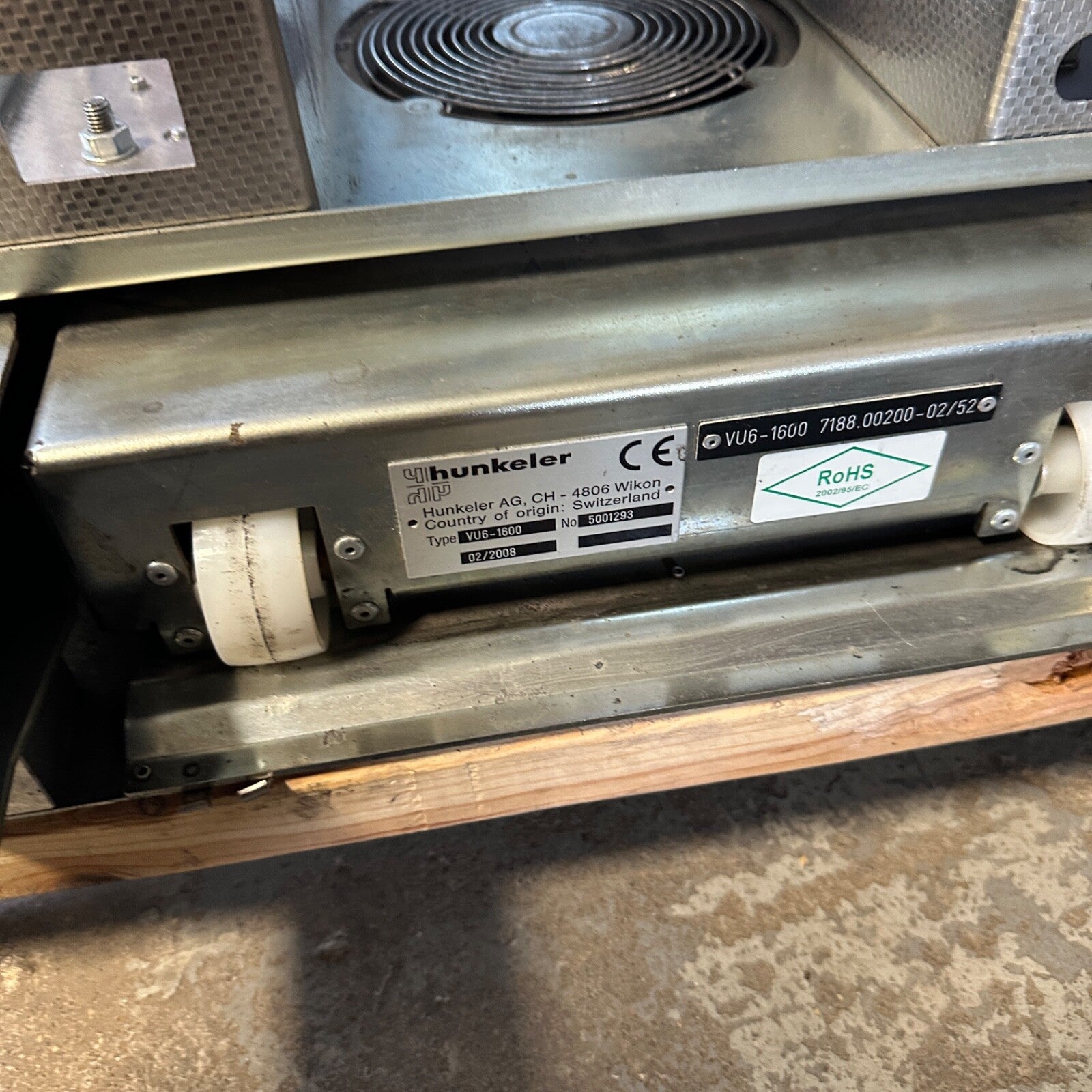 Hunkeler Web Buffer Module VU6-1600 - Vacuum Unit