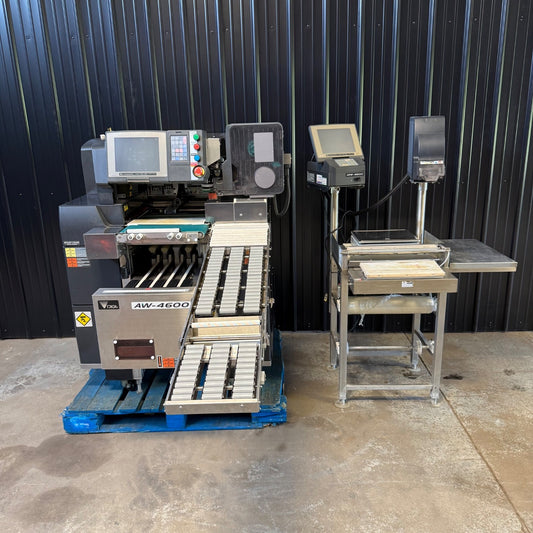 DIGI AW-4600 Meat Wrapper Shrink Weigh Label Wrap Station DPS-4600 Scale Labeler