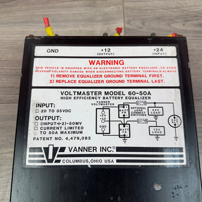 Vanner Voltmaster 60-50A High Efficiency Battery Equalizer Convert 24V to 12V