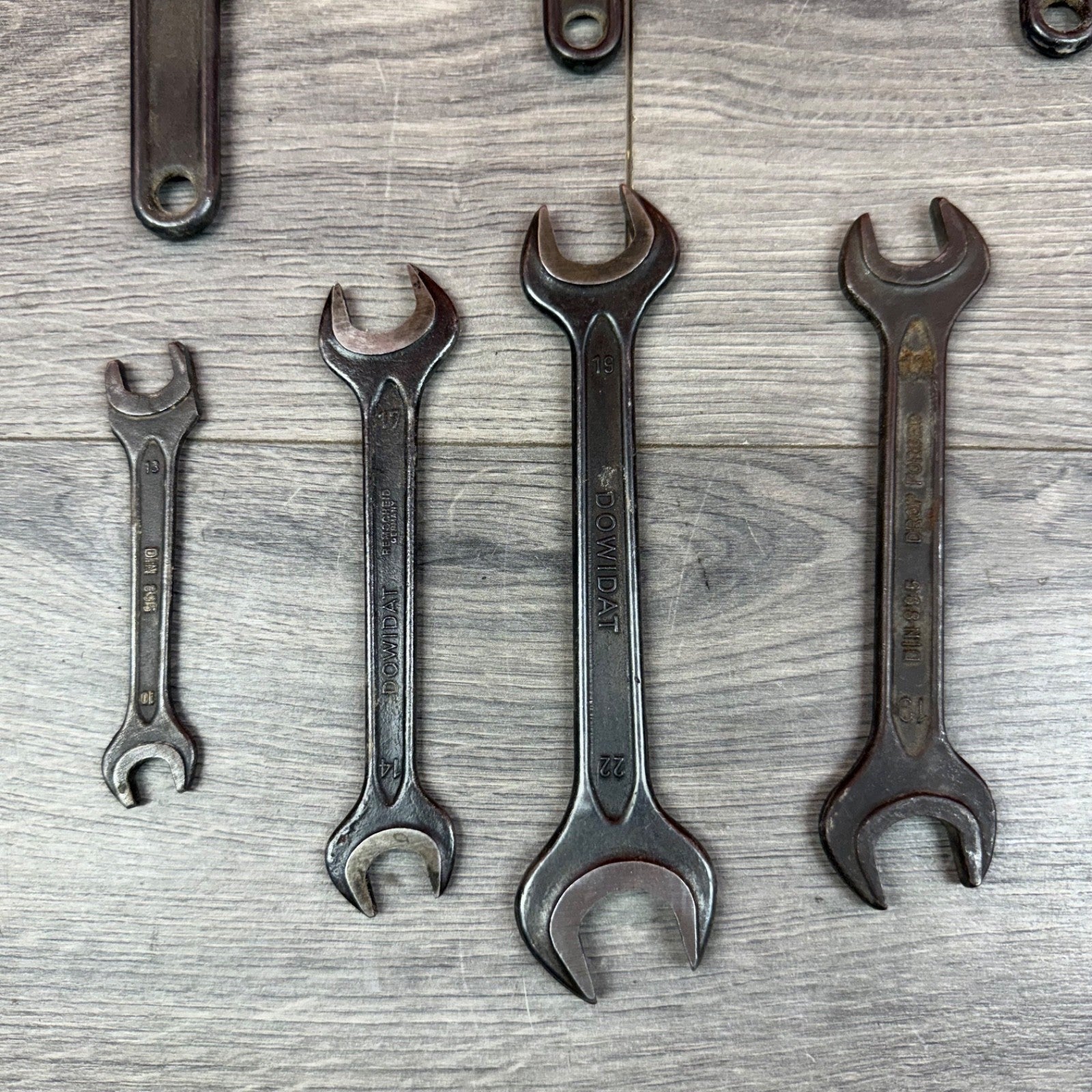 Vintage Dowidat Wrench Set - Machinist - Din 984 - 36, 32, 30, 22, 19, 17, 14