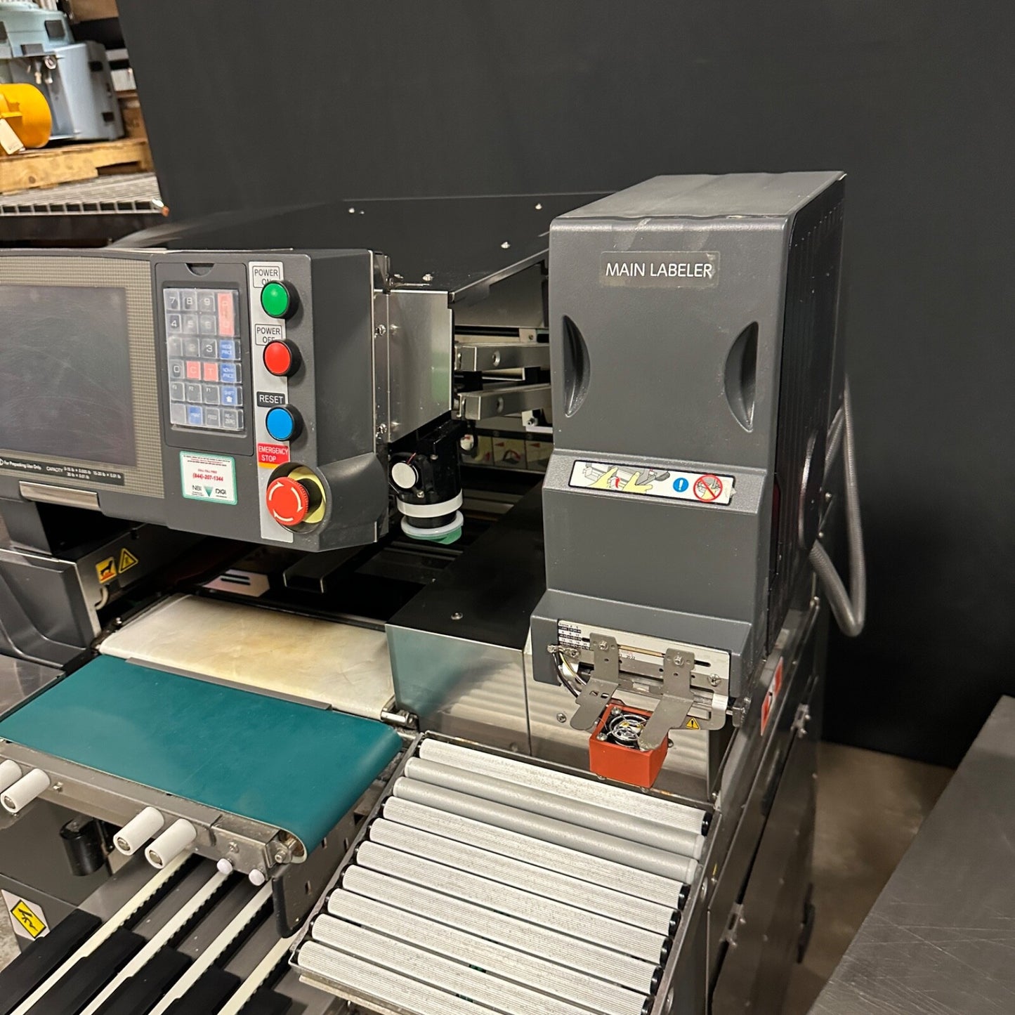 Teraokla DIGI AW-4600 Meat Wrapper Shrink Wrap Station DPS-4600 Scale & Labeler