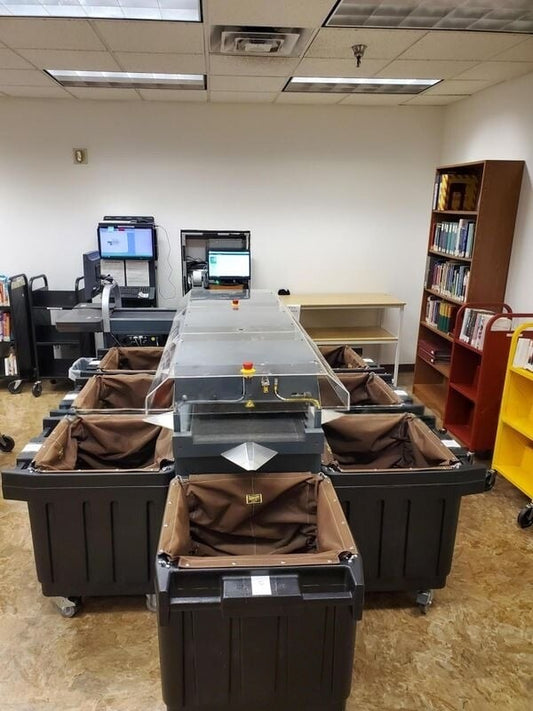 3M Intelligent Return and Sorter System FX - Library Book Sorter