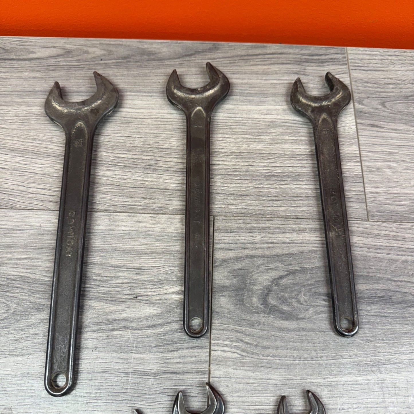 Vintage Dowidat Wrench Set - Machinist - Din 984 - 36, 32, 30, 22, 19, 17, 14