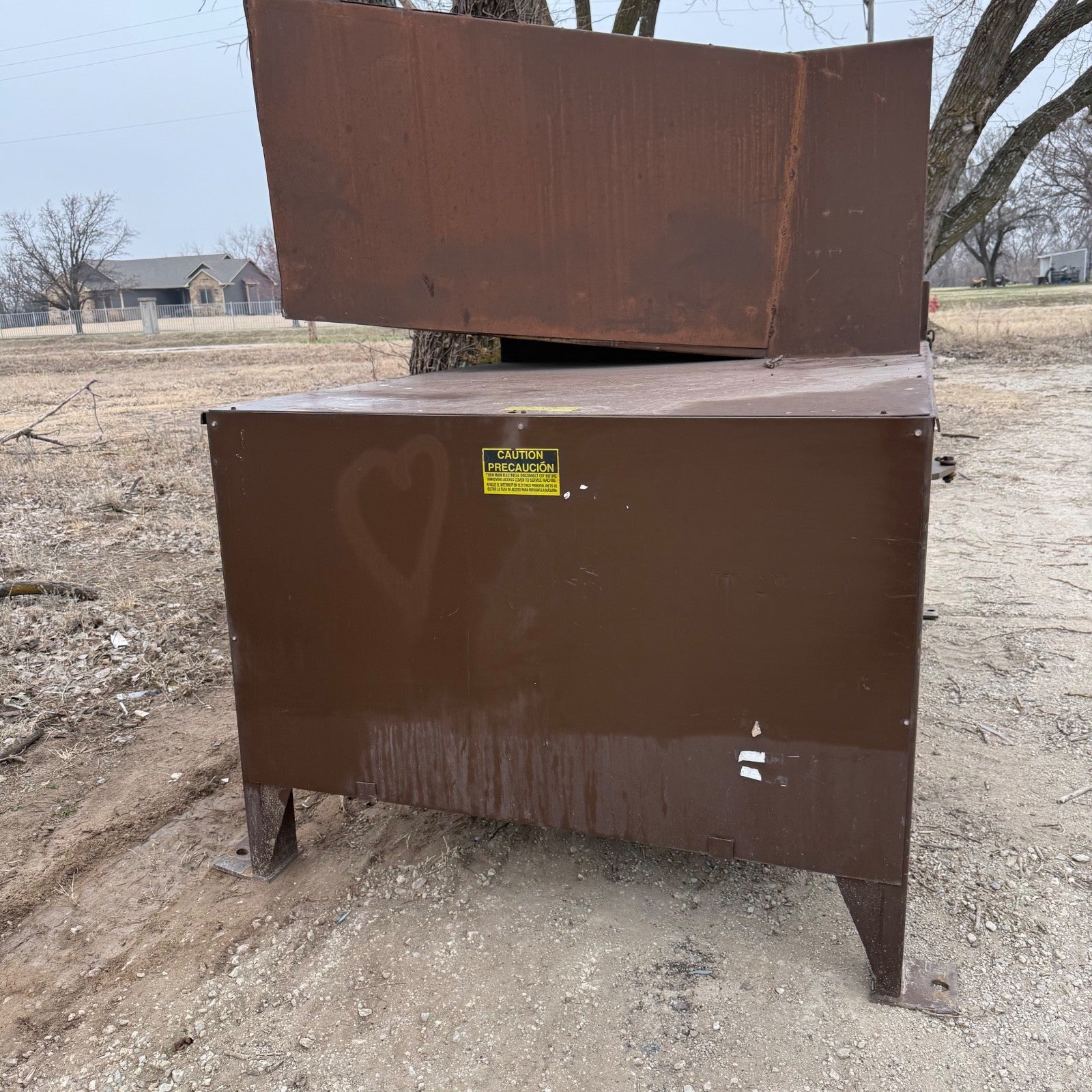 J.V. Manufacturing CRAM-A-LOT | C0-02 | 2 Yard Trash Compactor Dumpster11