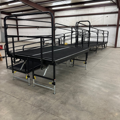 Sico Stage Ramp Assembly - Folding w/ Carts - Wheelchair Access - Concert Music