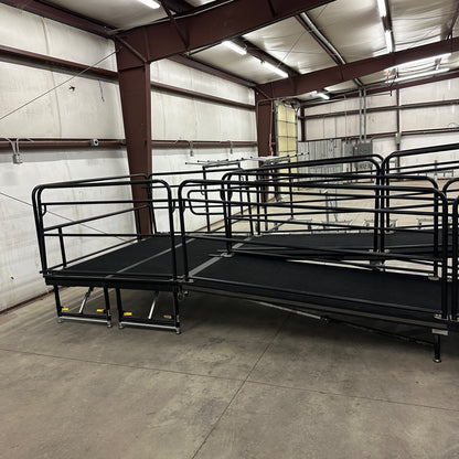 Sico Stage Ramp Assembly - Folding w/ Carts - Wheelchair Access - Concert Music