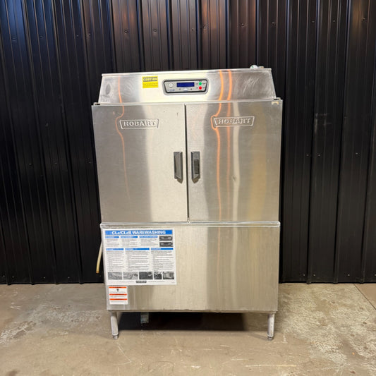 Hobart CL44E - High Temp Conveyor Dishwasher w/ Water Tank Heat Booster0