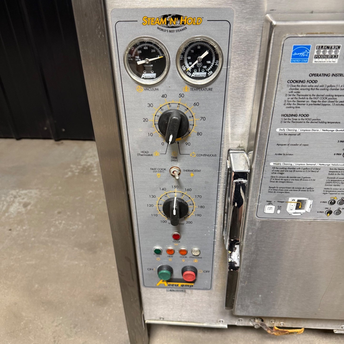 AccuTemp S6 Steam N Hold Double Unit Steamer | Electric | Accu-Temp Steam'N'Hold