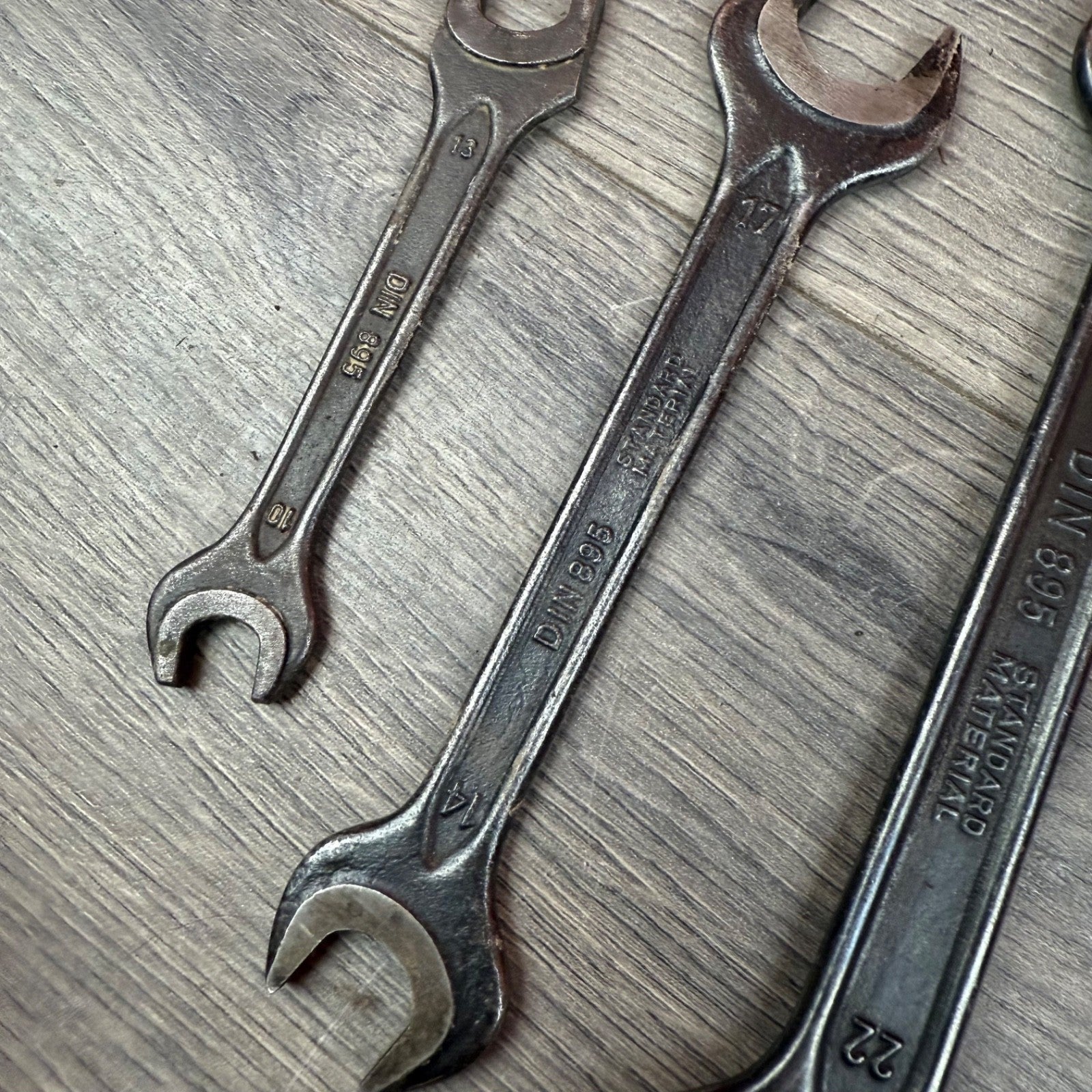 Vintage Dowidat Wrench Set - Machinist - Din 984 - 36, 32, 30, 22, 19, 17, 14