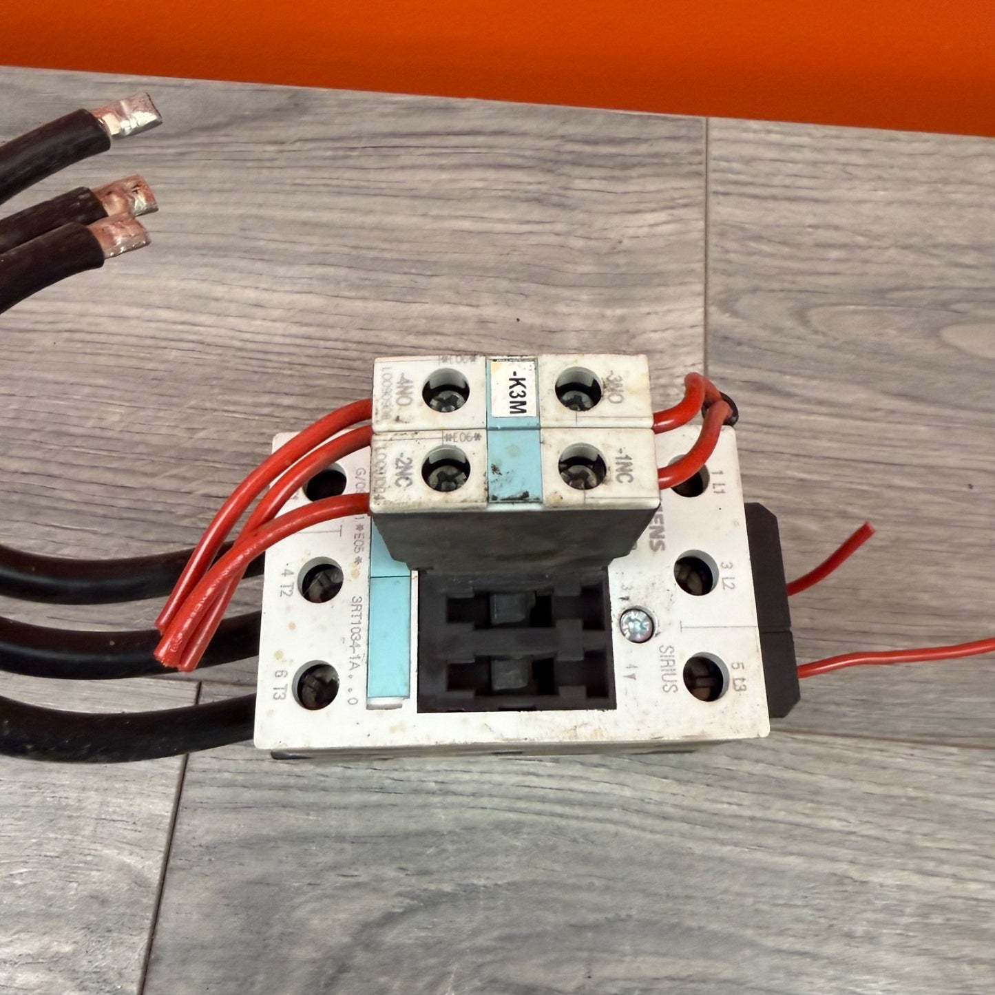 Siemens 3RT1034-1AK60 Contactor 32A 120V Coil +3RH1921-1CA10 SIRIUS 3-Pole1