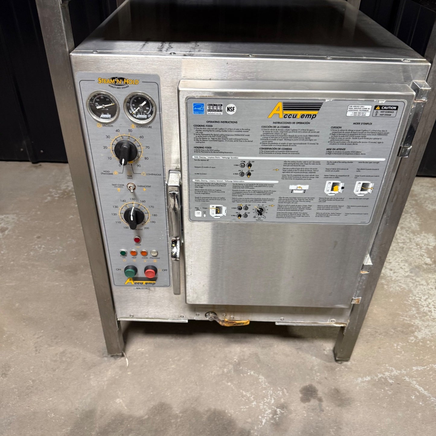 AccuTemp S6 Steam N Hold Double Unit Steamer | Electric | Accu-Temp Steam'N'Hold