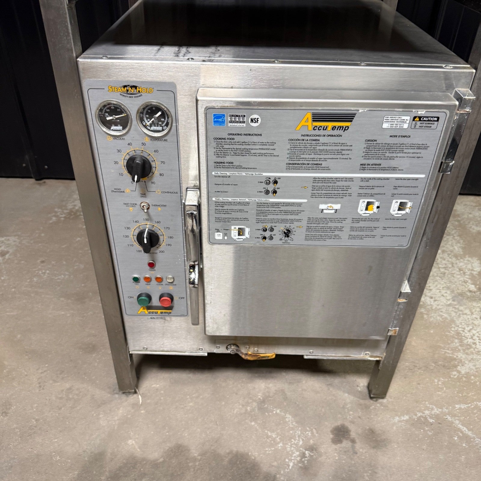 AccuTemp S6 Steam N Hold Double Unit Steamer | Electric | Accu-Temp Steam'N'Hold