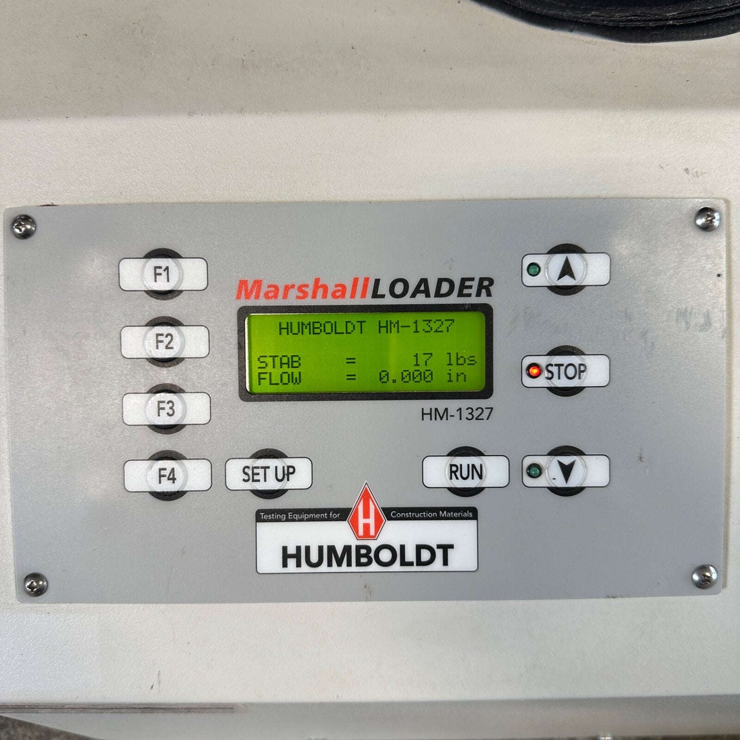 Humboldt HM-1327 Marshall Loader | Asphalt Soil Tester Compressor TSR Load Frame