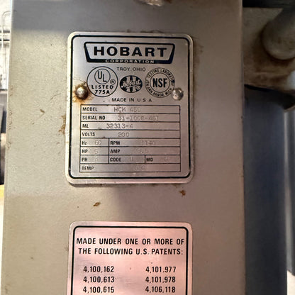 Hobart HCM-450 Vertical Cutter Mixer | 45 Qt | Tilt-Lever Food Processor5