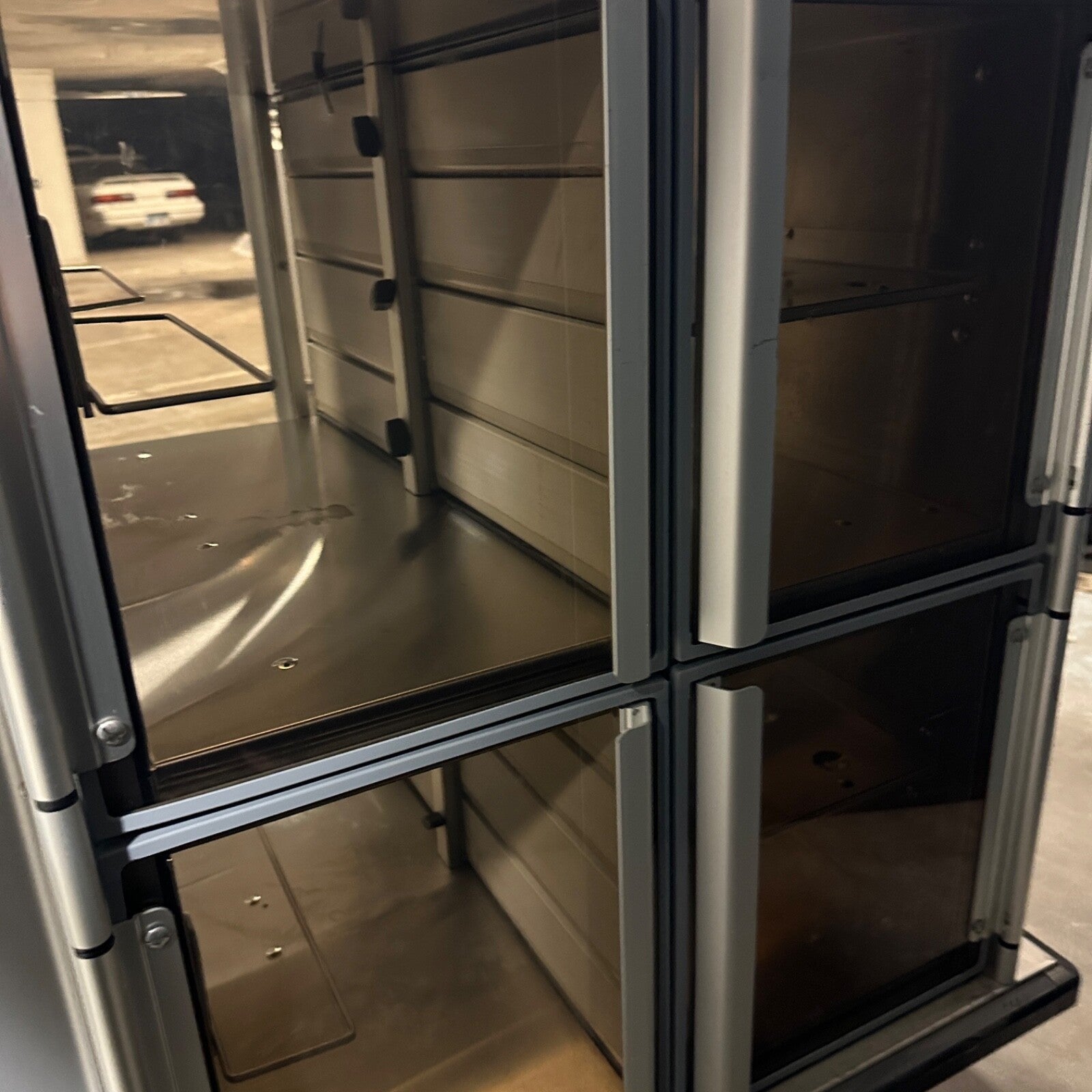 Burlodge Optima RS Heated & Refrigerated Food Tray Cart Portable Warming Cooling