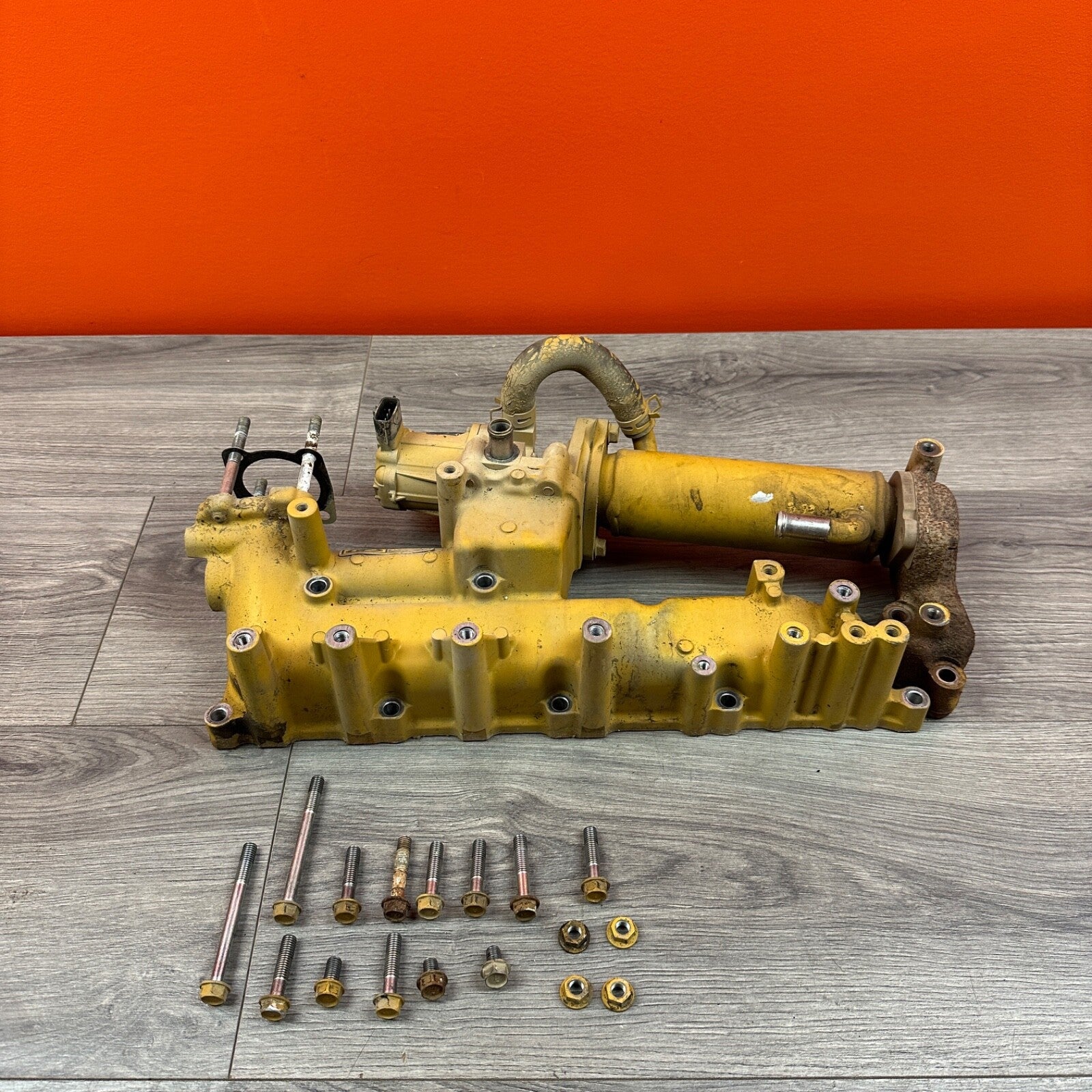 2014 CAT Caterpillar 242D Skid Steer Intake Manifold & EGR Cooler C3.3B Kubota