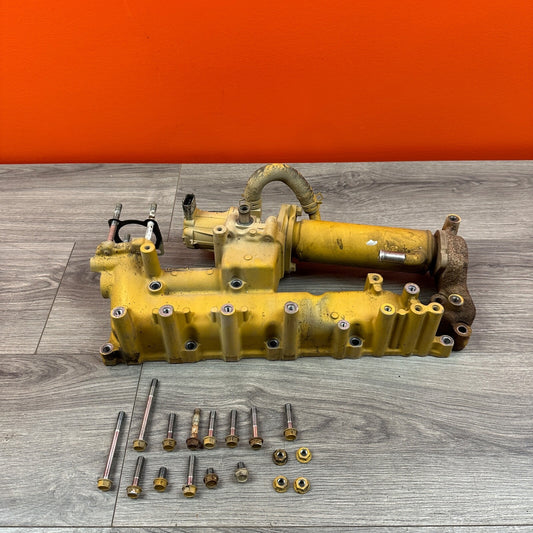 2014 CAT Caterpillar 242D Skid Steer Intake Manifold & EGR Cooler C3.3B Kubota