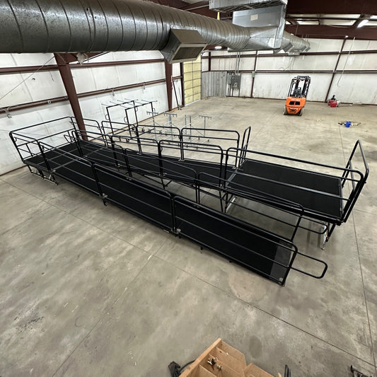 Sico Stage Ramp Assembly - Folding w/ Carts - Wheelchair Access - Concert Music