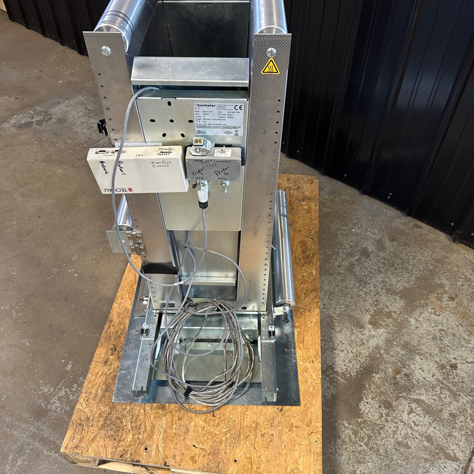 Hunkeler Web Buffer Flip Module VU6-1600 - Vacuum Unit