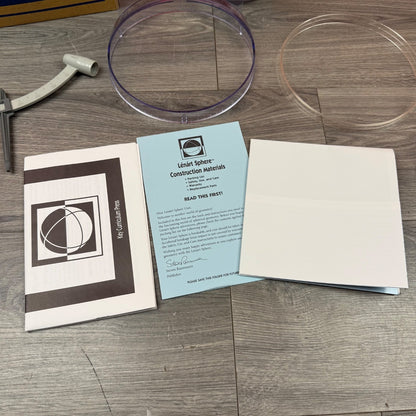 Lenart Sphere Kit Key Curriculum Press Geometry Teaching Tool Poster 1996