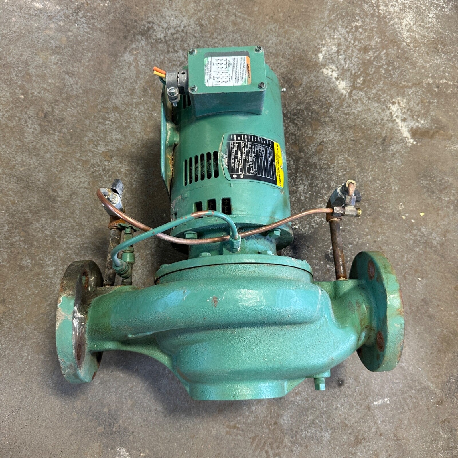 Taco Water Pump 1HP 1750RPM 90 GPM 20Ft Head - 2" Inlet Outlet - EC Series