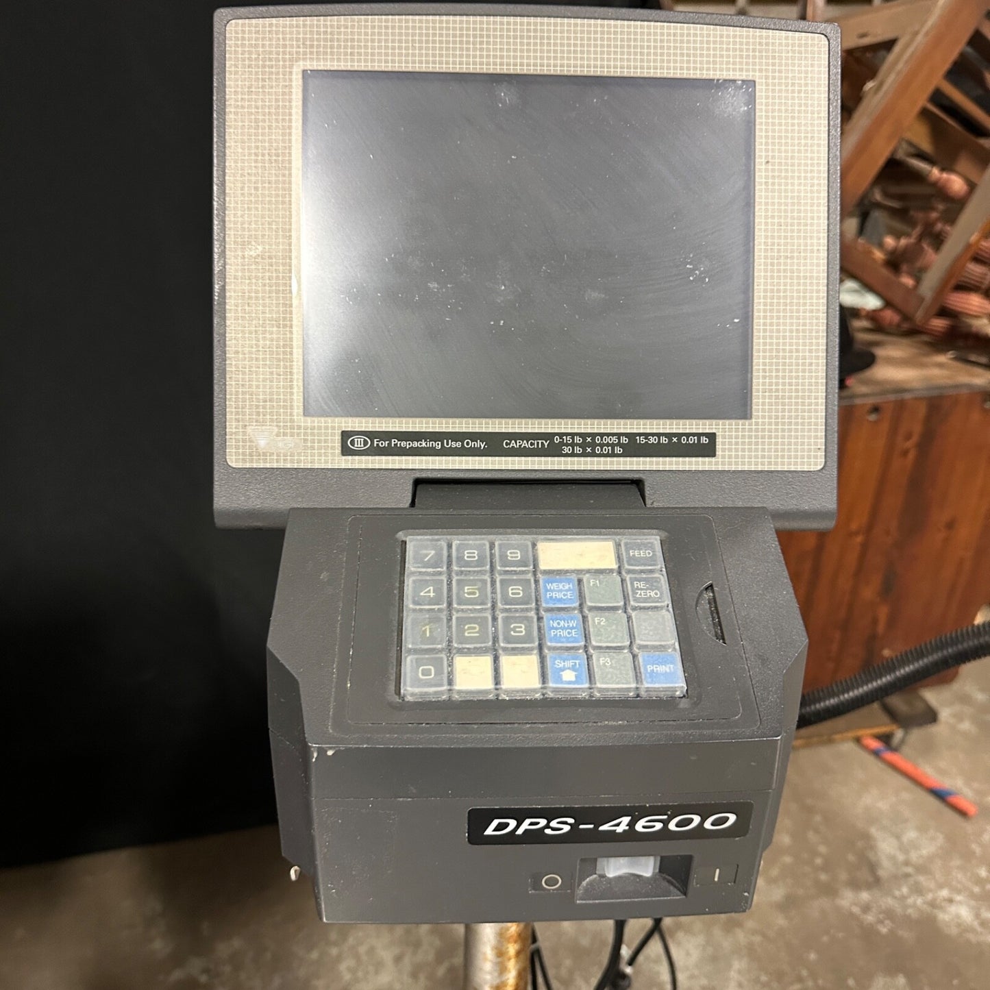 Teraokla DIGI AW-4600 Meat Wrapper Shrink Wrap Station DPS-4600 Scale & Labeler