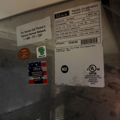 Perlick SDPS60 60" Black Pass-Thru Sliding Door Back Bar Refrigerator14