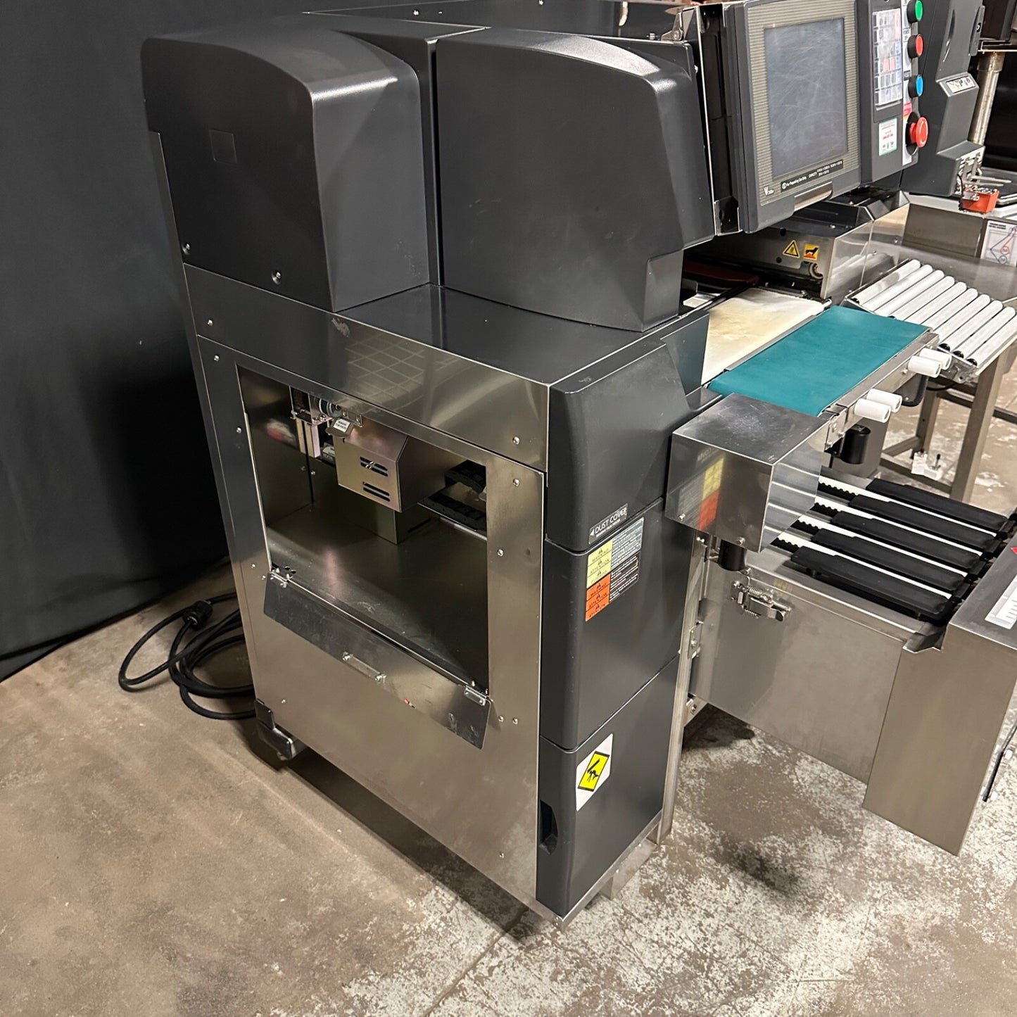 Teraokla DIGI AW-4600 Meat Wrapper Shrink Wrap Station DPS-4600 Scale & Labeler
