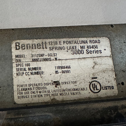 Bennett 3000 Series Dual Diesel Fuel Pump | 3112SNP -SGLS2