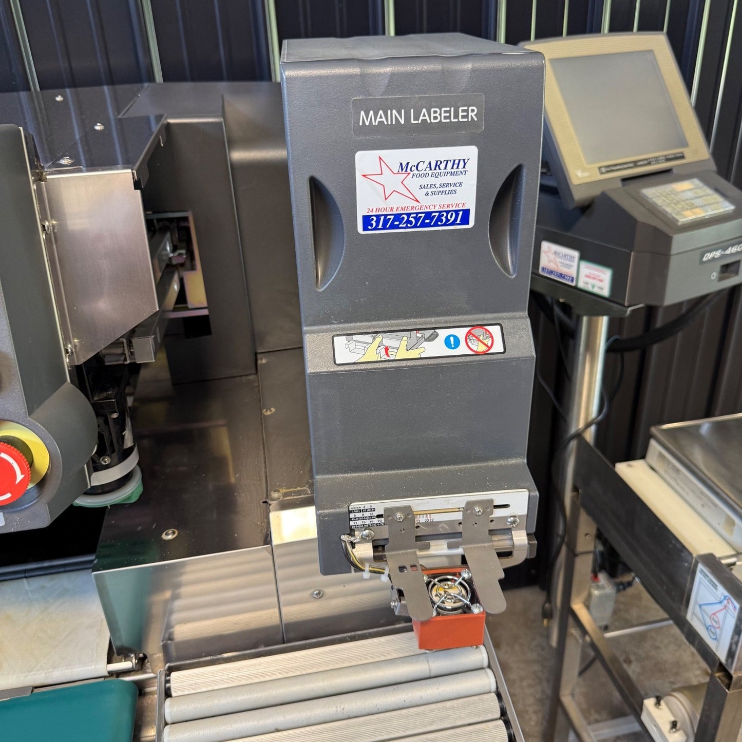 DIGI AW-4600 Meat Wrapper Shrink Weigh Label Wrap Station DPS-4600 Scale Labeler