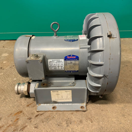 Spencer Vortex VB030 Regenerative Blower VB-030B-011 - 3 Phase - vba930100