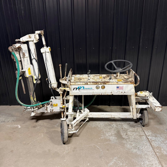 Minnich A-1C Single On-Slab Air Drill Unit with Steering | Concrete Drill Dowel0