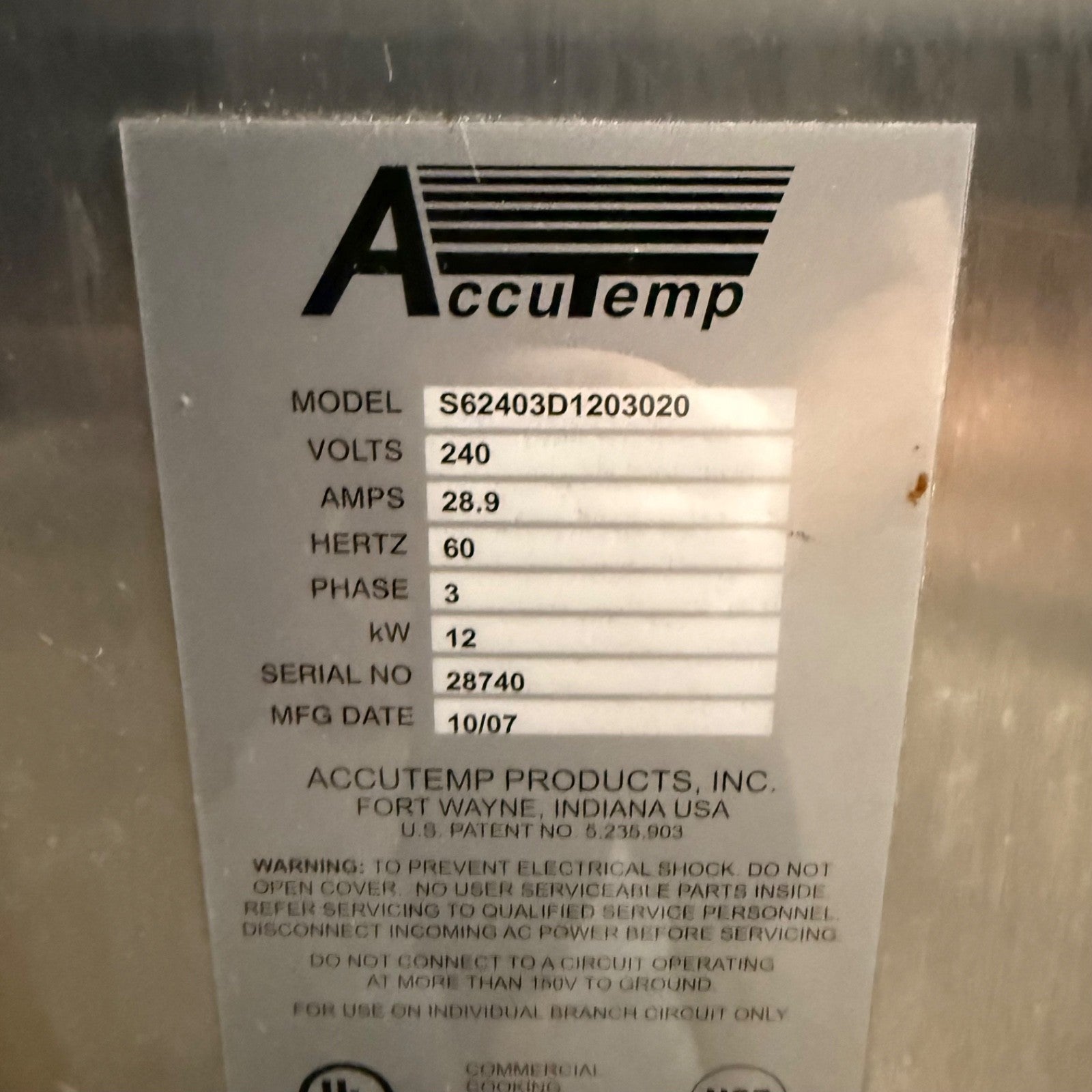 AccuTemp S6 Steam N Hold Double Unit Steamer | Electric | Accu-Temp Steam'N'Hold