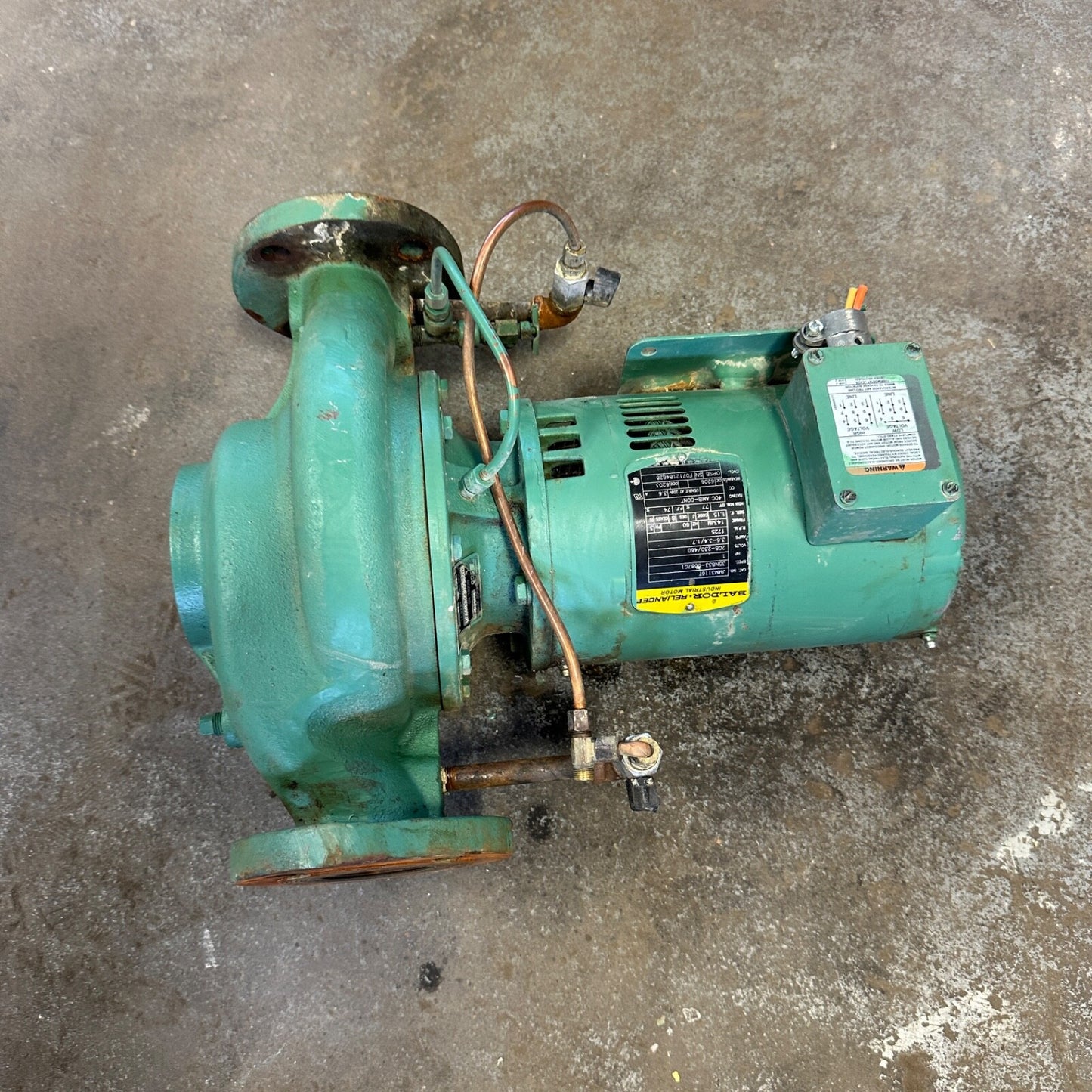 Taco Water Pump 1HP 1750RPM 90 GPM 20Ft Head - 2" Inlet Outlet - EC Series