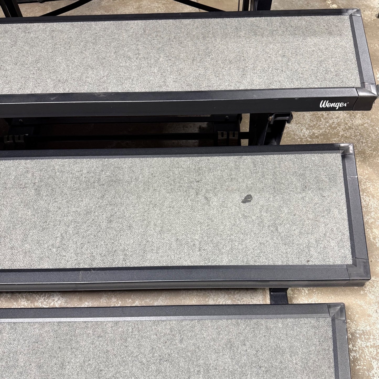 (2) Wenger Signature Series Choral Stage Risers 4-Step Performance Choir Folding