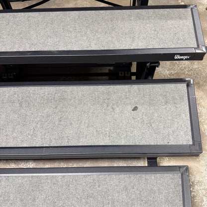 (2) Wenger Signature Series Choral Stage Risers 4-Step Performance Choir Folding
