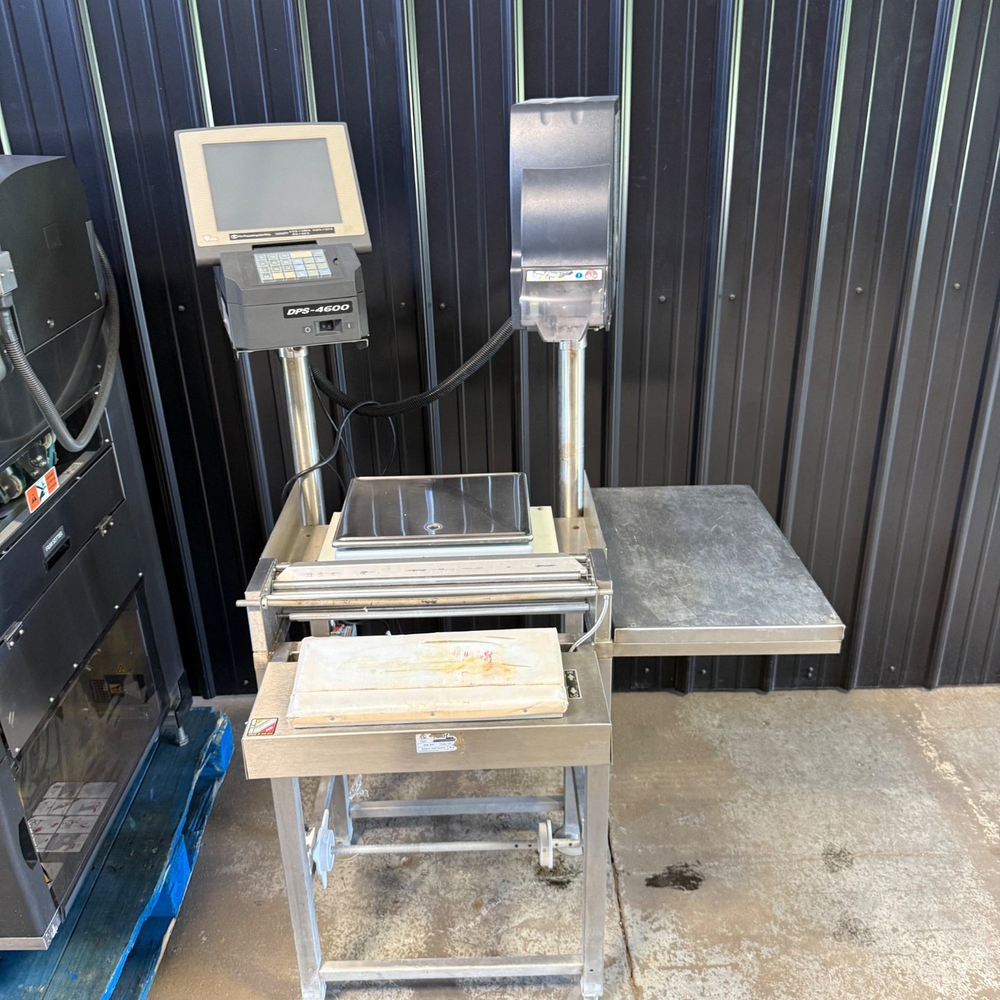 DIGI AW-4600 Meat Wrapper Shrink Weigh Label Wrap Station DPS-4600 Scale Labeler