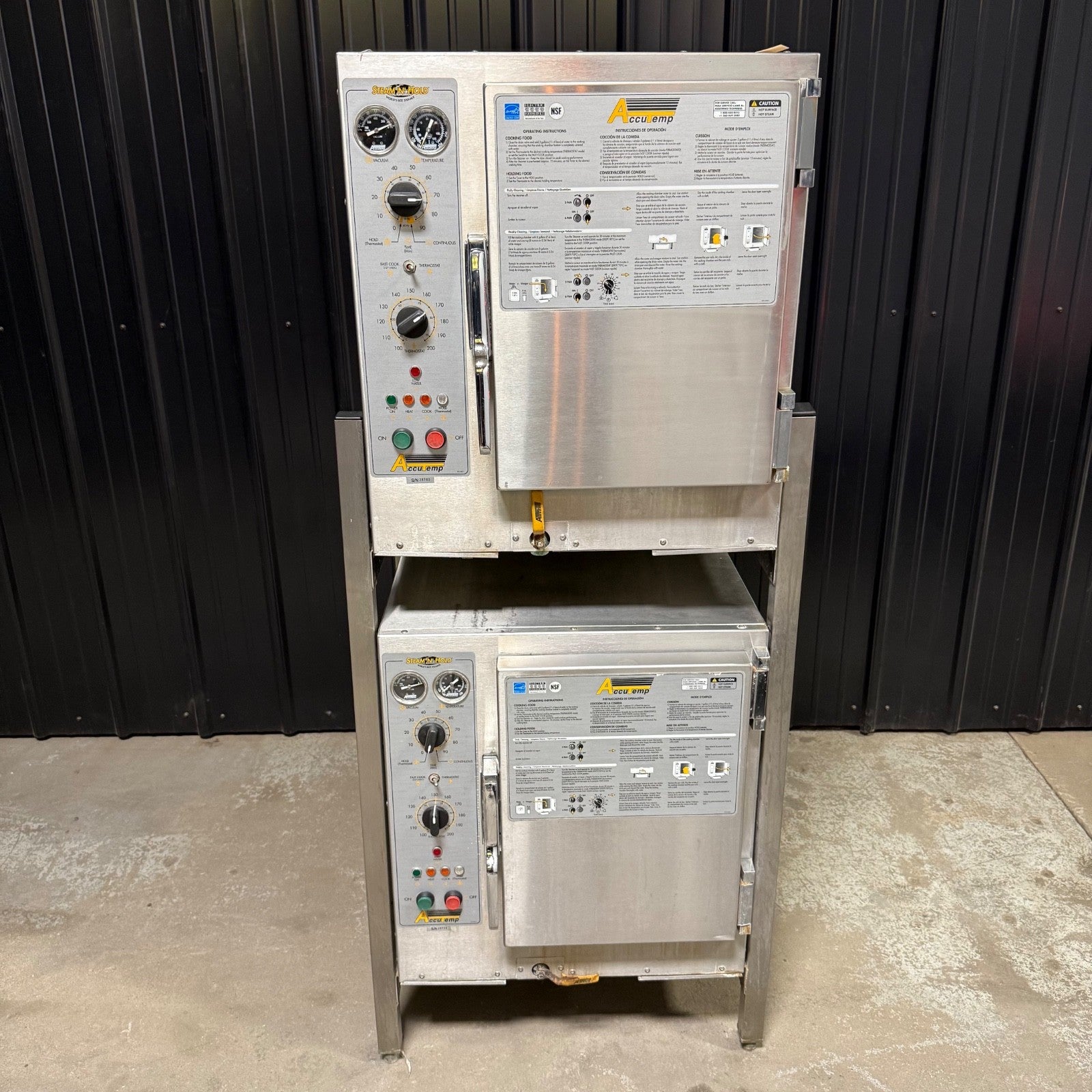 AccuTemp S6 Steam N Hold Double Unit Steamer | Electric | Accu-Temp Steam'N'Hold