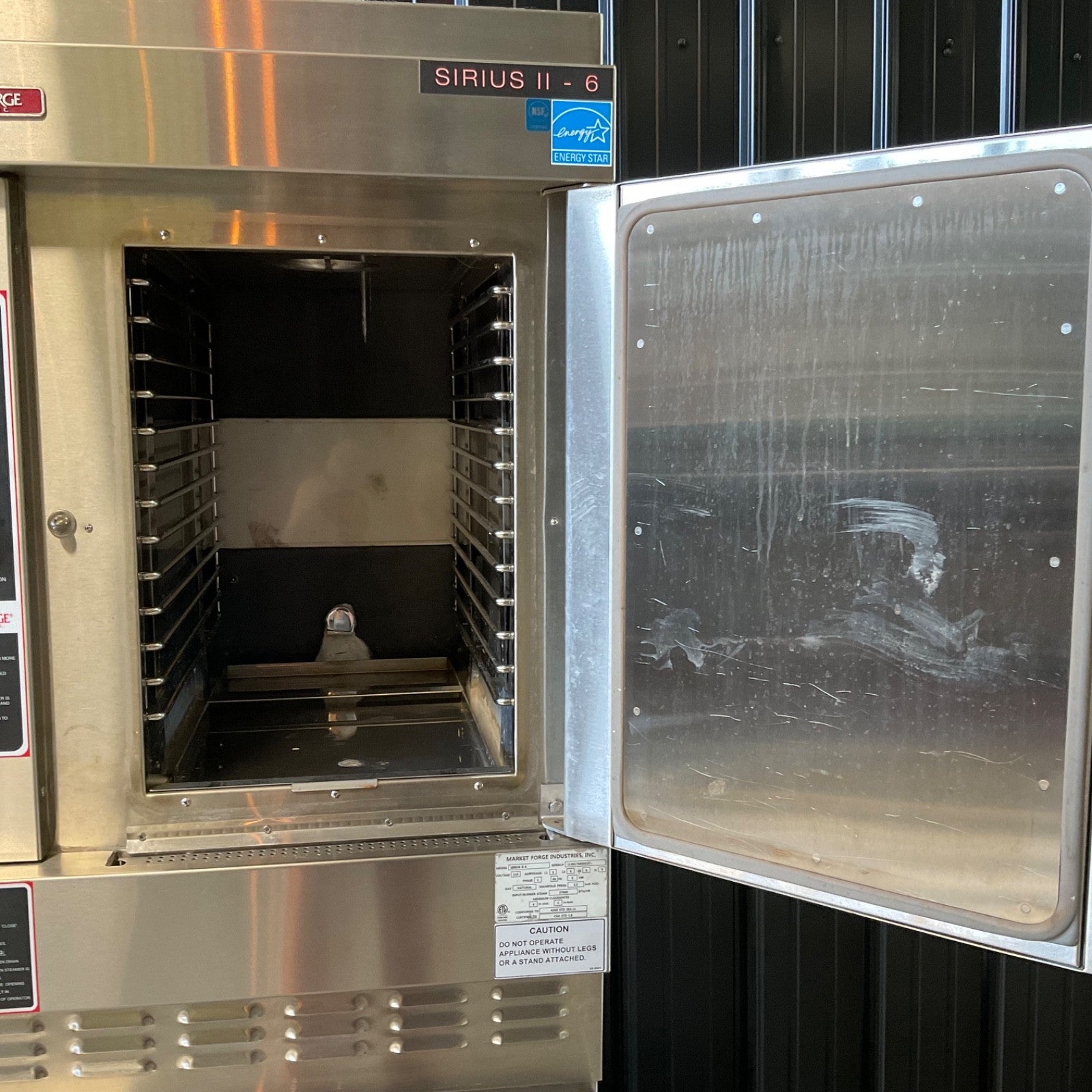 Market Forge SIRIUS II-6 Boilerless Convection Steamer Steam Oven - DOUBLE STACK