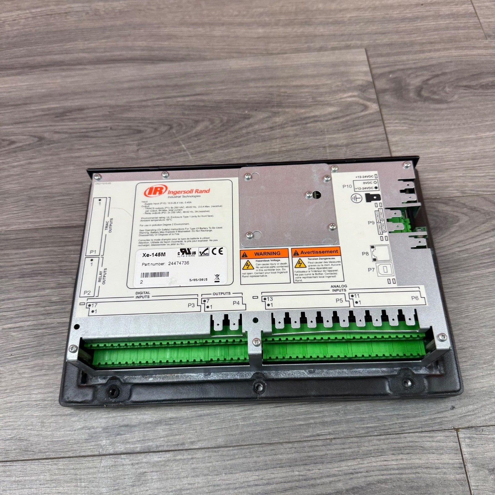 Ingersoll Rand XE-145M Control Panel controller 244747363