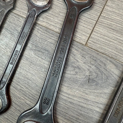 Vintage Dowidat Wrench Set - Machinist - Din 984 - 36, 32, 30, 22, 19, 17, 14