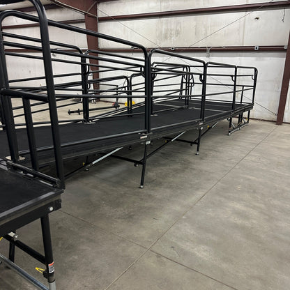 Sico Stage Ramp Assembly - Folding w/ Carts - Wheelchair Access - Concert Music